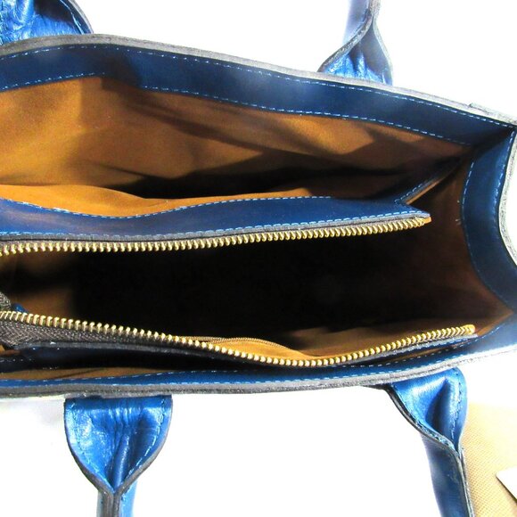 RARE PATRICIA NASH BLUE FLORAL CURRY TOTE BAG, + SHOULDER STRAP, DUST BAG +  COA - Picture 16 of 16